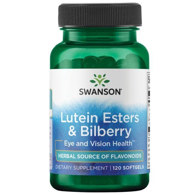 Lutein Esters & Bilberry - Liuteino esteriai ir mėlynės - N120 - Swanson - Vaistine1.lt