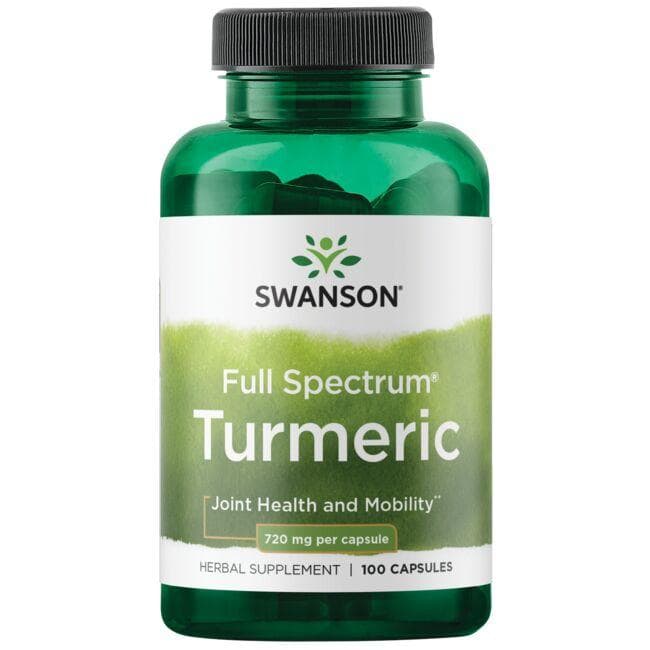 Turmeric Full Spectrum - Ciberžolė - 720 mg - N100 - Swanson - Vaistine1.lt