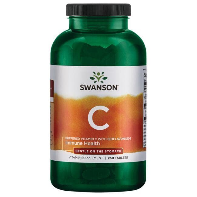 Buffered Vitamin C with Bioflavonoids - N250 - Swanson - Vaistine1.lt