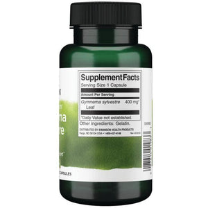 Gymnema Sylvestre Leaf - 400 mg - N100 - Swanson - Vaistine1.lt