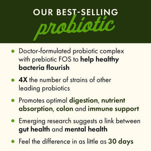 Ultimate 16 Strain Probiotic with FOS - Probiotikas - 3.2 mlrd. - N60 - Swanson - Vaistine1.lt