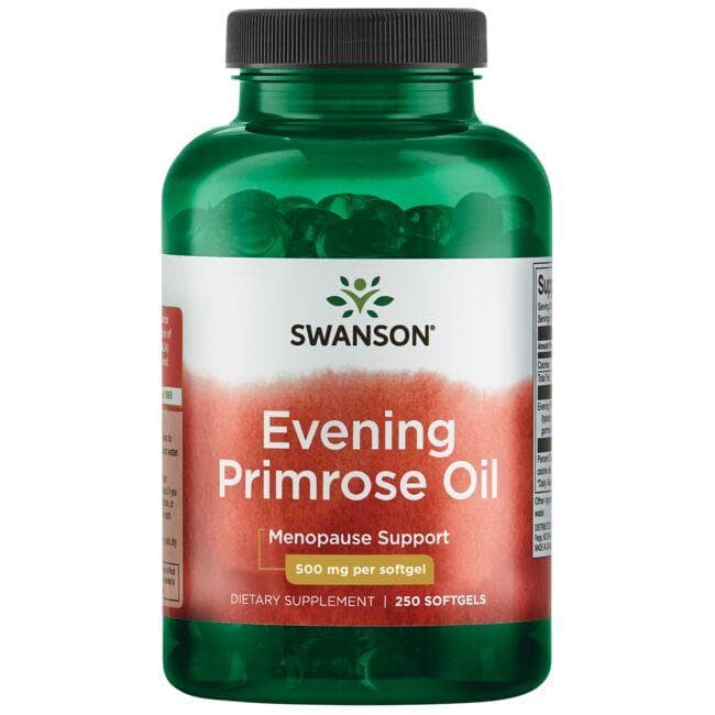 Evening Primrose Oil - Nakvišų aliejus - 500 mg - N250 - Swanson - Vaistine1.lt