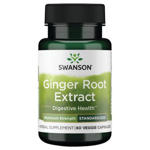 Ginger Root Extract - Imbiero šaknies ekstraktas - N60 - Swanson - Vaistine1.lt