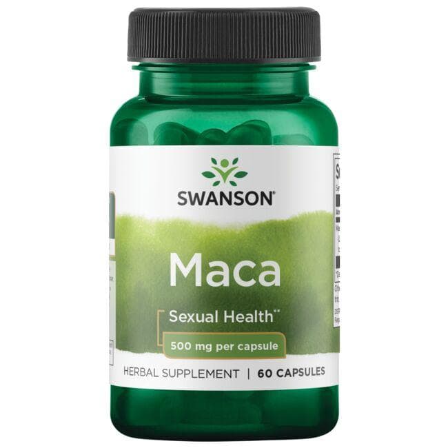 Maca - Peruvinė Pipirnė - 500 mg - N60 - Swanson - Vaistine1.lt