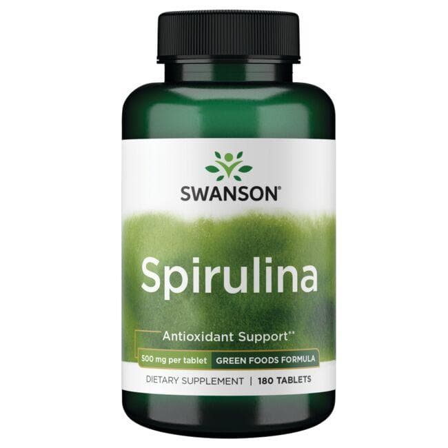 Spirulina - 500 mg - N180 - Swanson - Vaistine1.lt