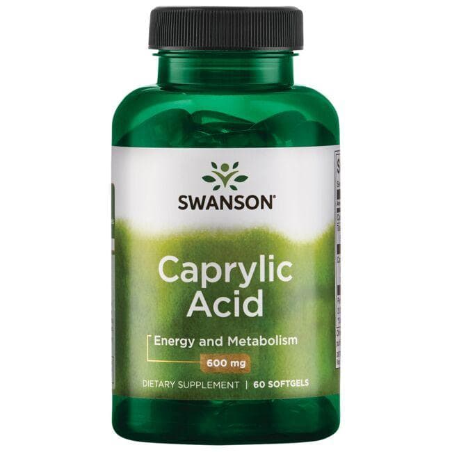 Caprylic Acid - Kaprilo rūgštis - 600 mg - N60 - Swanson - Vaistine1.lt