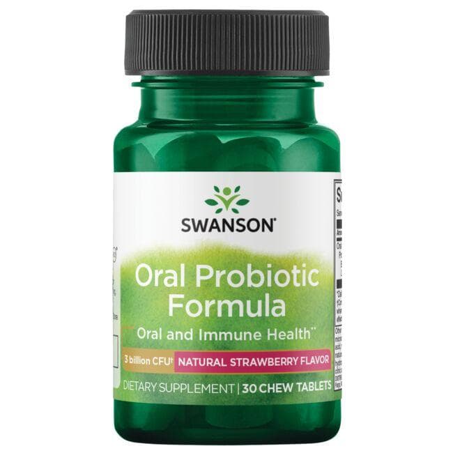 Oral Probiotic Formula - Probiotikai burnai - 3 mlrd. - N30 - Swanson - Vaistine1.lt