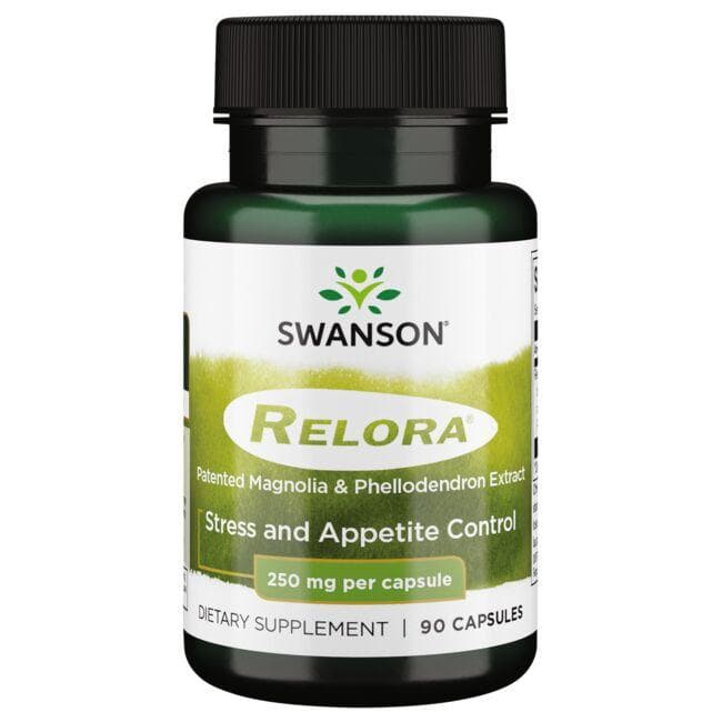 Relora - Streso ir apetito kontrolei - 250 mg - N90 - Swanson - Vaistine1.lt