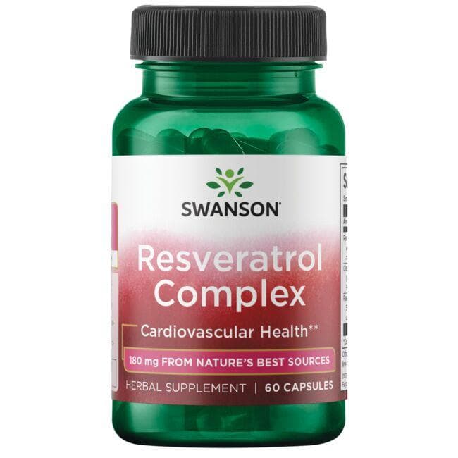 Resveratrol Complex - 180 mg - N60 - Swanson - Vaistine1.lt