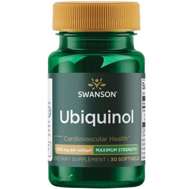 Ubiquinol - Maximum Strength - 200 mg - N30 - Swanson - Vaistine1.lt