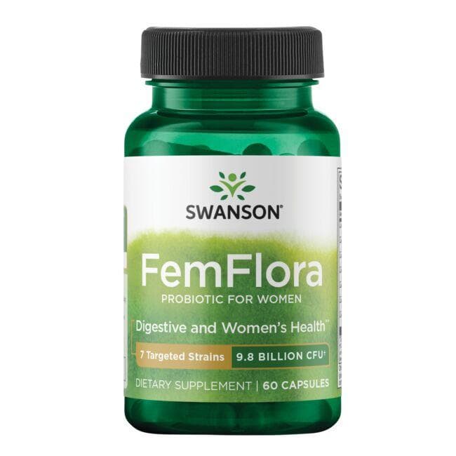 FemFlora Probiotikai moterims - Gerosios bakterijos - N60 - Swanson - Vaistine1.lt