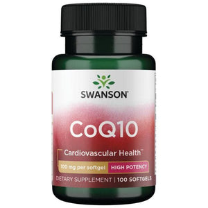 CoQ10 - High Potency - Kofermentas - 100 mg - N100 - Swanson - Vaistine1.lt