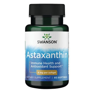 Astaxanthin - 4 mg - N60 -  Astaksantinas - Swanson - Vaistine1.lt