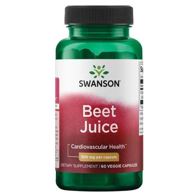 Beet Juice - 500 mg - N60 - Burokėlių sultys - Swanson - Vaistine1.lt