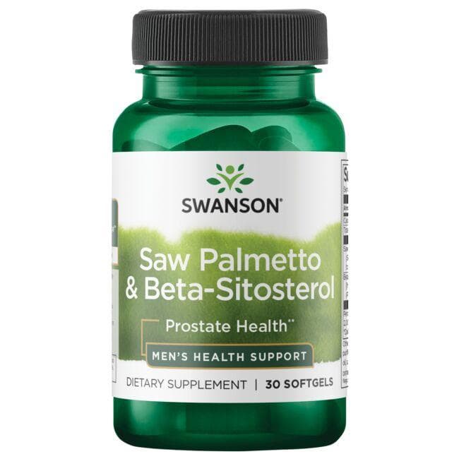 Saw Palmetto & Beta-Sitosterol - Prostatai - N30 - Swanson - Vaistine1.lt