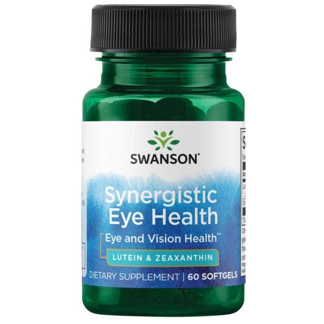 Synergistic Eye Health - Lutein & Zeaxanthin - N60 - Swanson - Vaistine1.lt