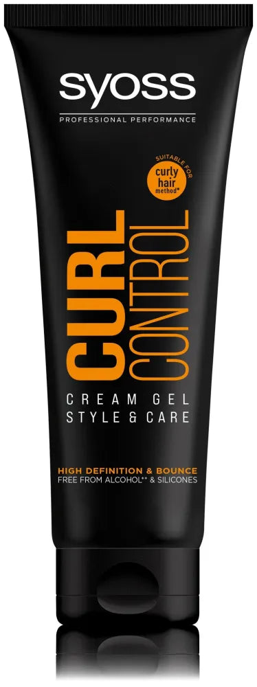 SYOSS Curl Control Cream Gel garbanotiems plaukams 250 ml - Kosmetika
