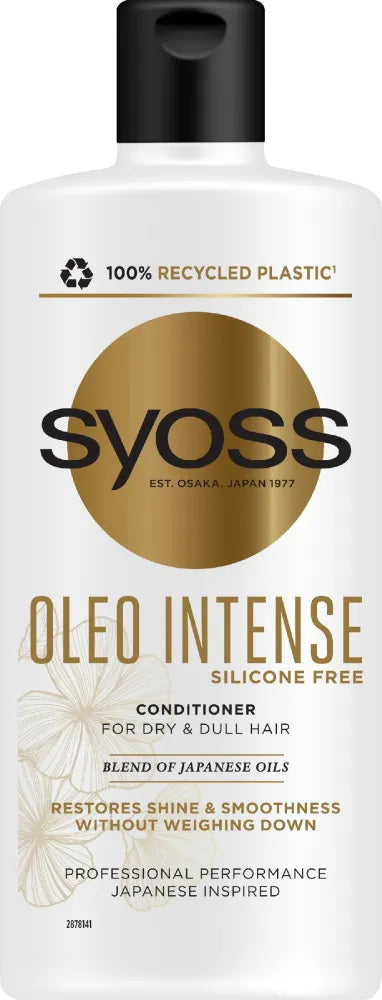 SYOSS Oleo Intense Smoothing kondicionierius sausiems ir nuobodiems plaukams 440ml - Kosmetika