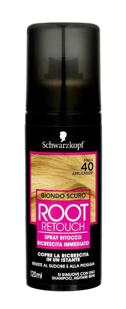 Syoss Root Retoucher paslėpimo purškiklis šaknims - Tamsiai šviesūs 120ml - Kosmetika