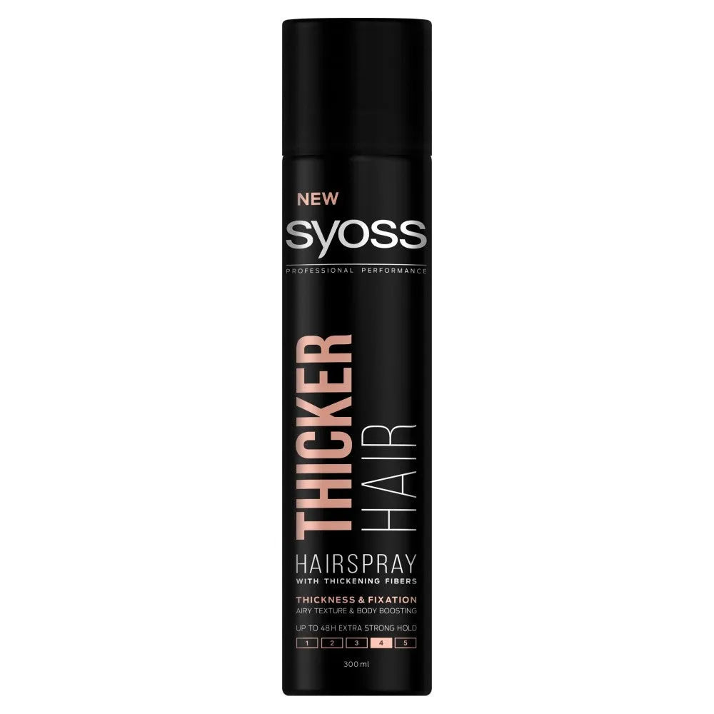 Syoss Thicker Hair Extra Strong Stiprinantis plaukų purškiklis 300 ml - Kosmetika