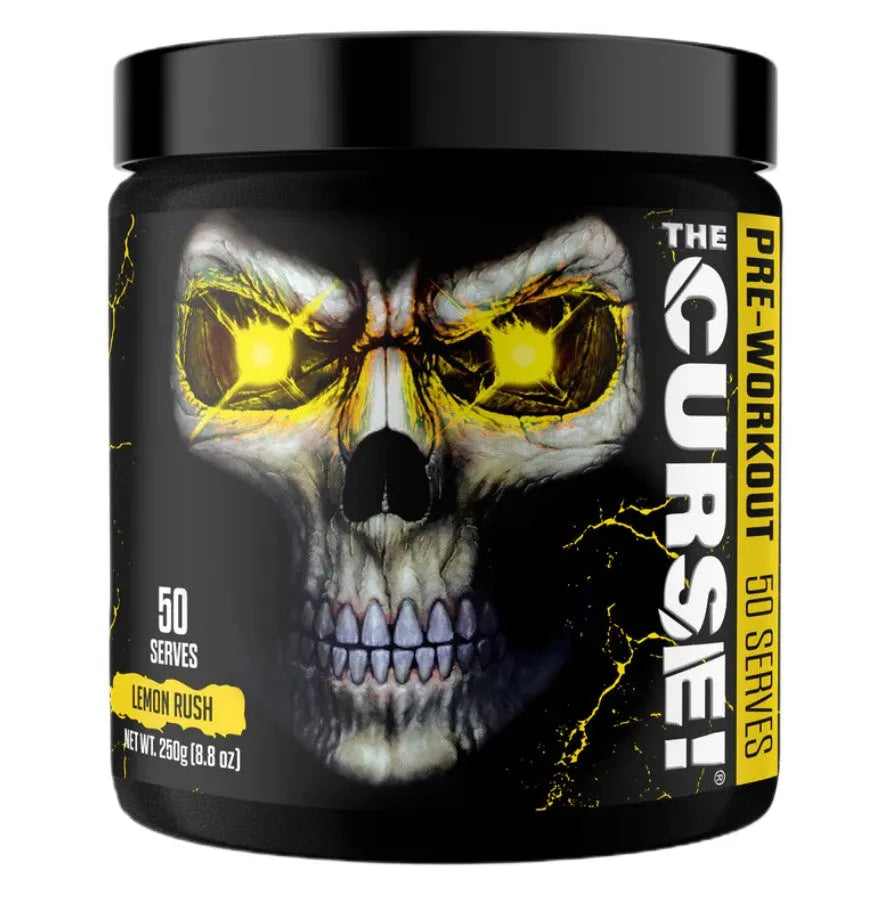 The Curse! Pre-Workout (EU) Lemon Rush - 250g - JNX Sports - Sporto papildai