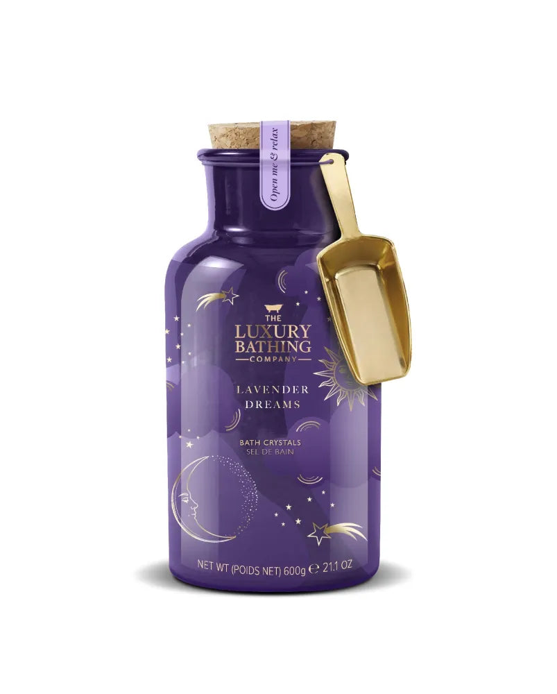 THE LUXURY BATHING COMPANY Bathtime Bliss Lavender Dreams vonios kristalai 600 g - Kosmetika