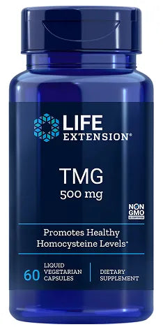 TMG 500mg - 60 liquid vcaps - Life Extension - Papildai