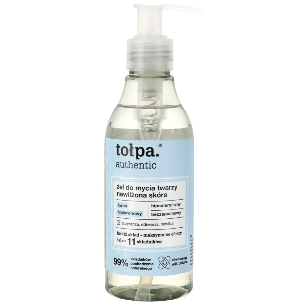 TOŁPA Authentic Face wash gel - drėkinama oda 195 ml - Kosmetika