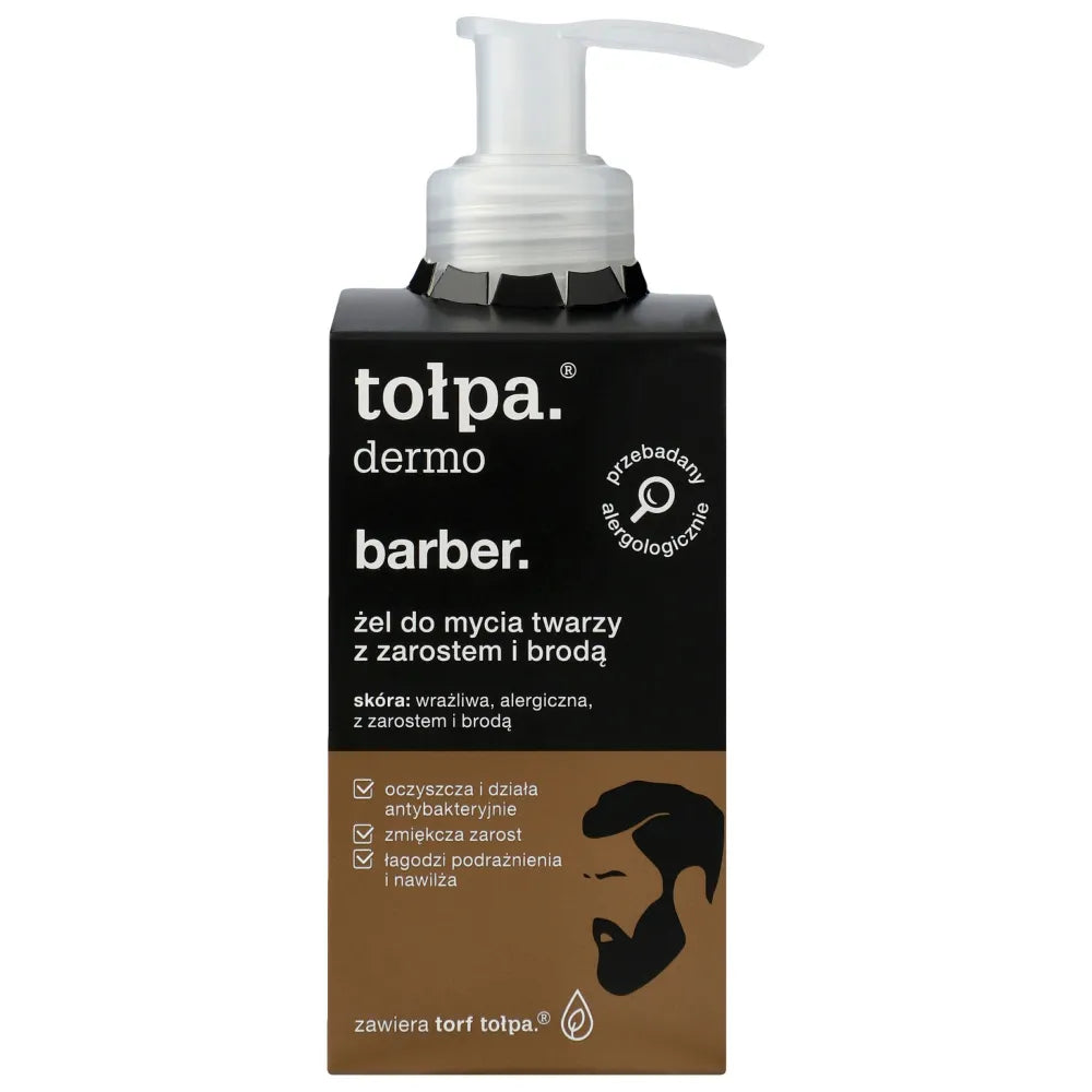TOŁPA Dermo Barber Veido prausiklis su ūsais ir barzda 150 ml - Kosmetika