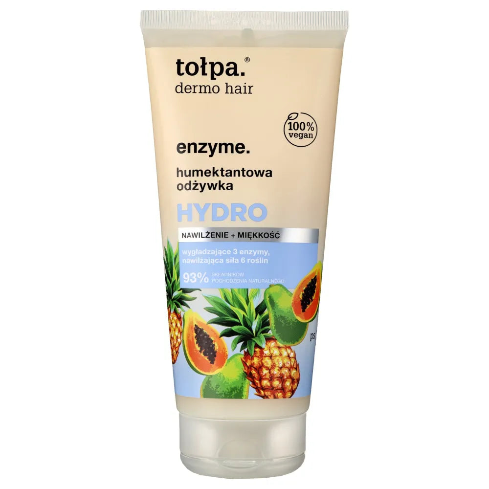 TOŁPA Dermo Hair Enzyme Humectant Conditioner plaukams - drėkinimas ir švelnumas 200 ml - Kosmetika