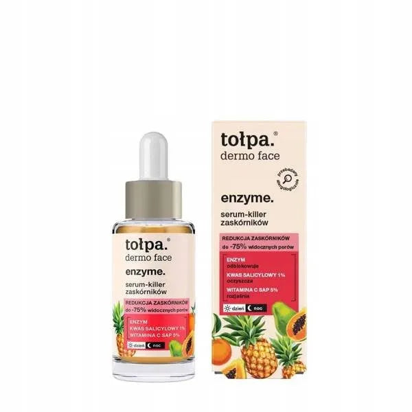 TOŁPA Dermo Veido Enzimų Serumas + juodųjų taškų naikinimo priemonė 30 ml - Kosmetika