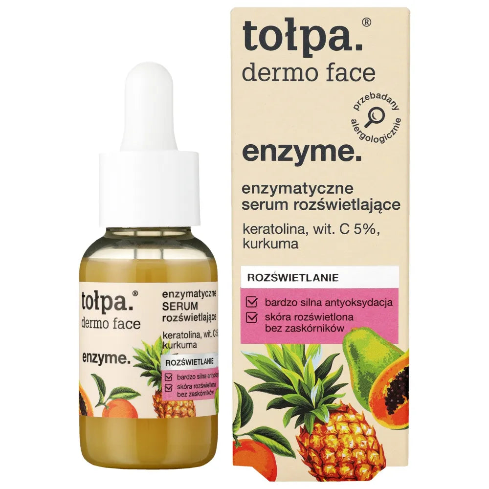 TOŁPA Dermo Veido Enzimų Šviesinantis Enzimatinis Serumas 30 ml - Kosmetika