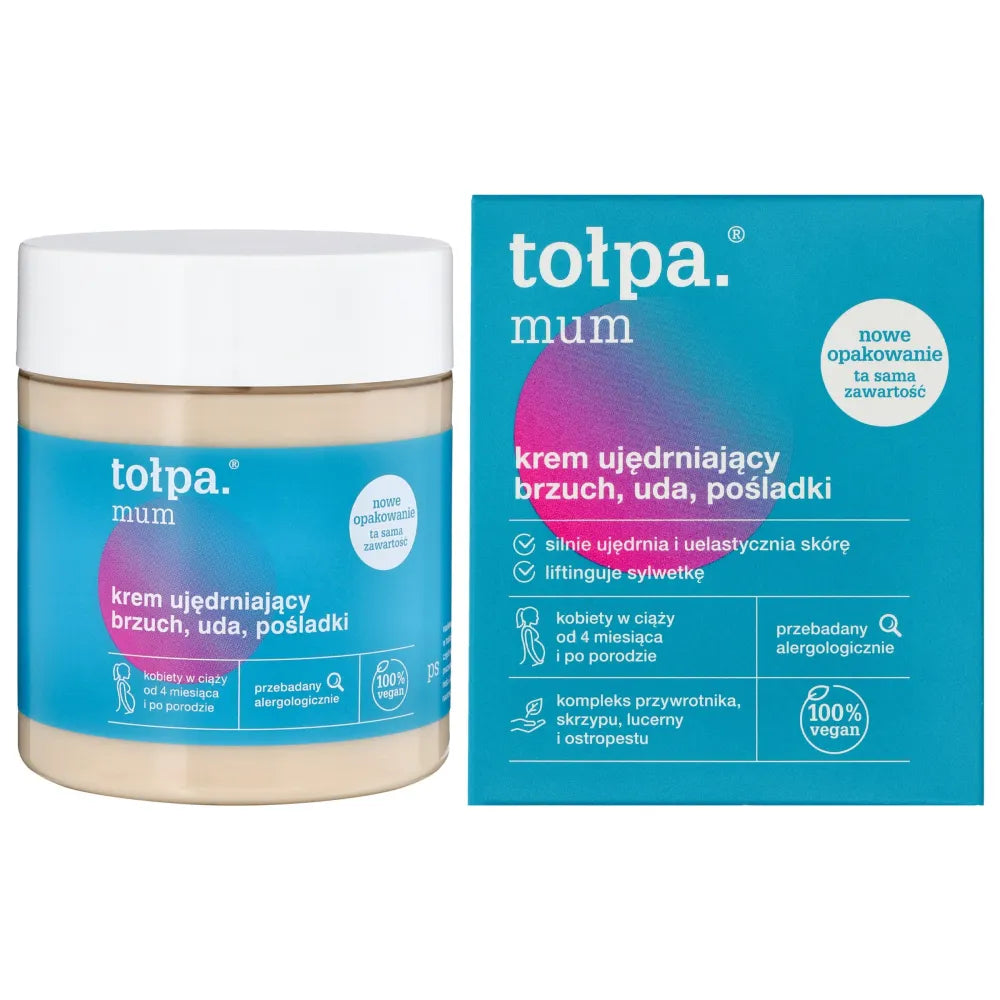 TOŁPA Mum Cream stangrinantis pilvą šlaunis ir sėdmenis 250 ml - Kosmetika
