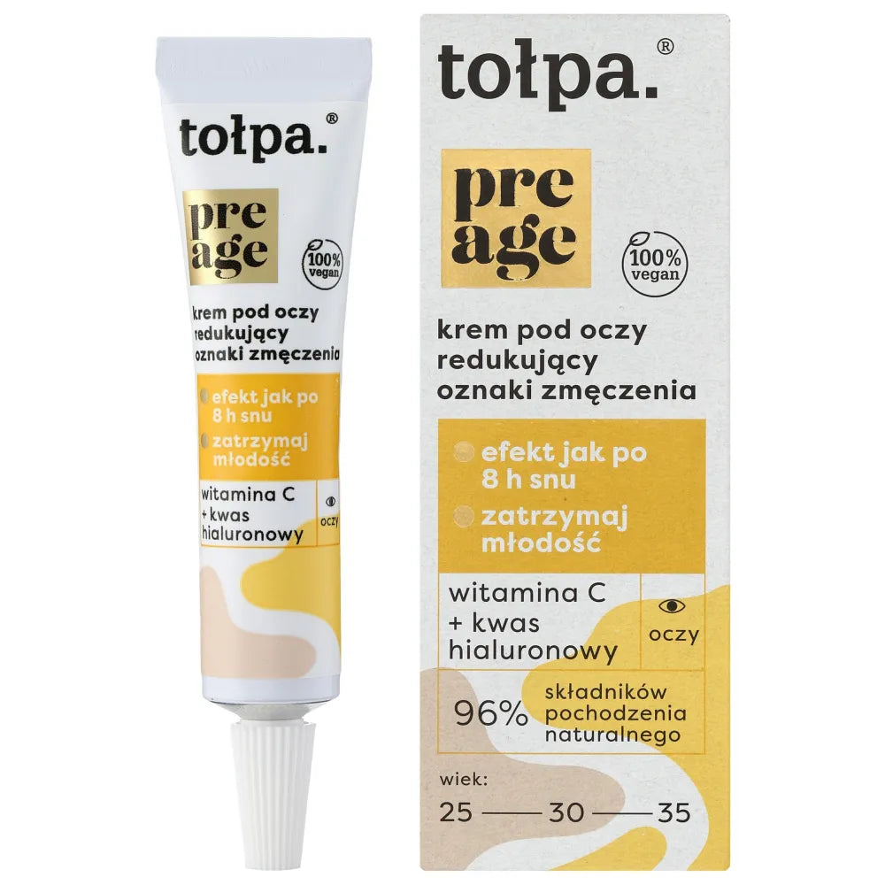 TOŁPA Pre Age Eye Cream Mažinantis Nuovargio Ženklus 10 ml - Kosmetika