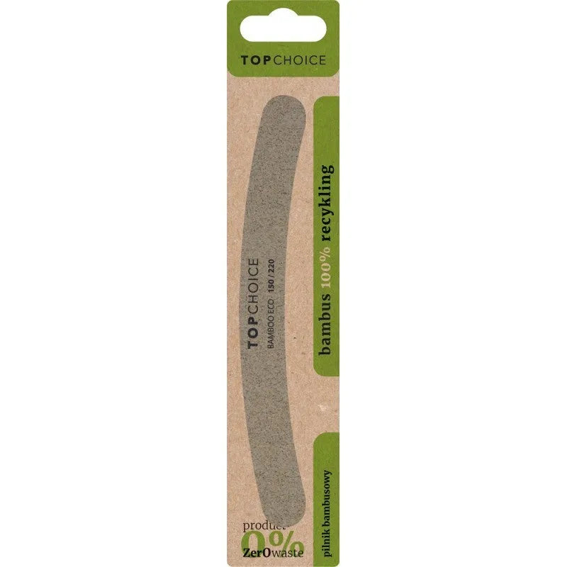 Top Choice Bamboo nagų failas 150/220 - kreivė (78262) 1 vnt - Higiena