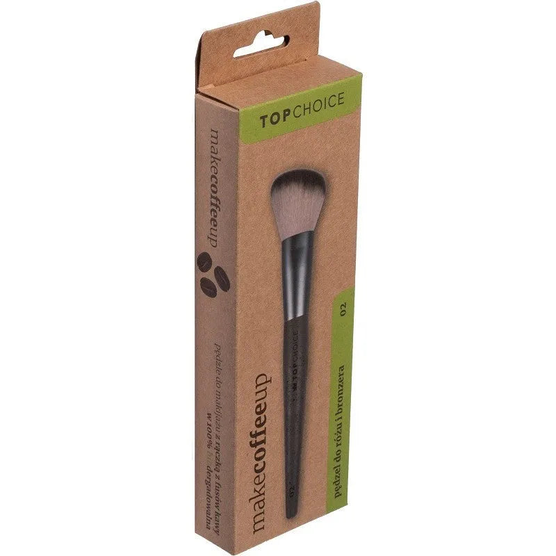 Top Choice Blush brush 02 ’MAKE COFFEE UP’ (39355) 1 vnt - Kosmetika