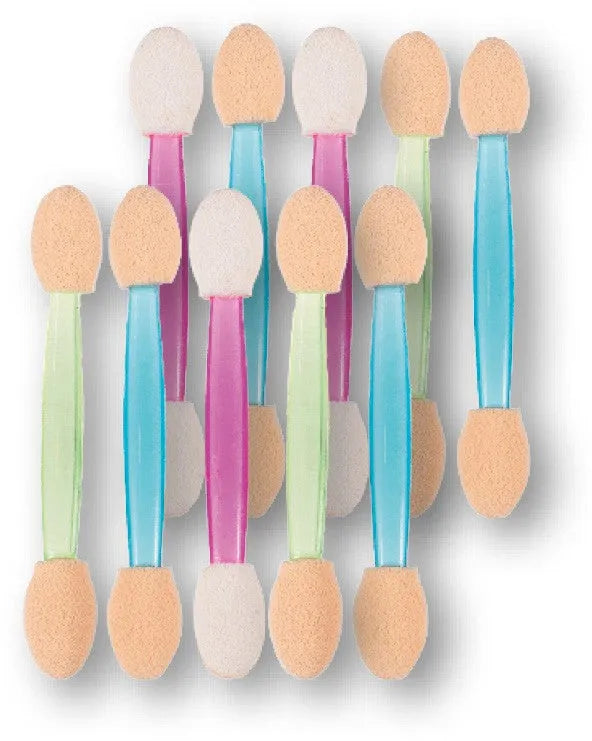 TOP CHOICE Double-sided eye shadow applicators (35234) 1 pak. - 10 vnt. - Kosmetika