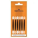 TOP CHOICE Double-sided eye shadow applicators (35241) 1 pak. - 6 vnt. - Kosmetika