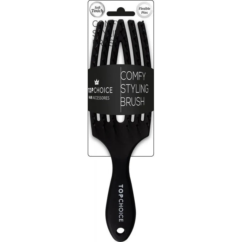 TOP CHOICE Hair Accessories Patogus plaukų šepetys (64661) 1 vnt - Kosmetika