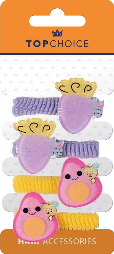 Top Choice Hair bands (26614) 1 pakas - 4 vnt. - Kosmetika
