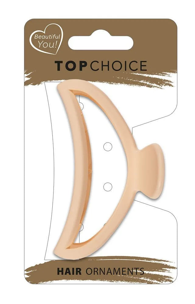 TOP CHOICE Hair clip L - Matinis kaspinas (20223) 1 vnt. - spalvų mišinys - Kosmetika