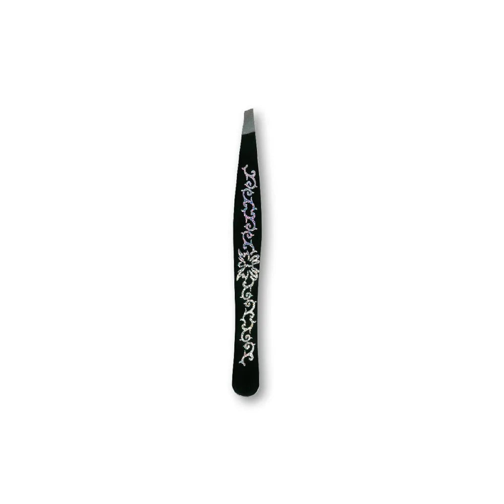 Top Choice Makeup Diagonal tweezers ’Hologram’ (75704) 1 vnt - Medicinos ir slaugos prekės