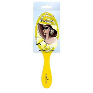 Top Choice Perfume Yellow Glow hairbrush - apvalus (64524) 1 vnt - Kosmetika