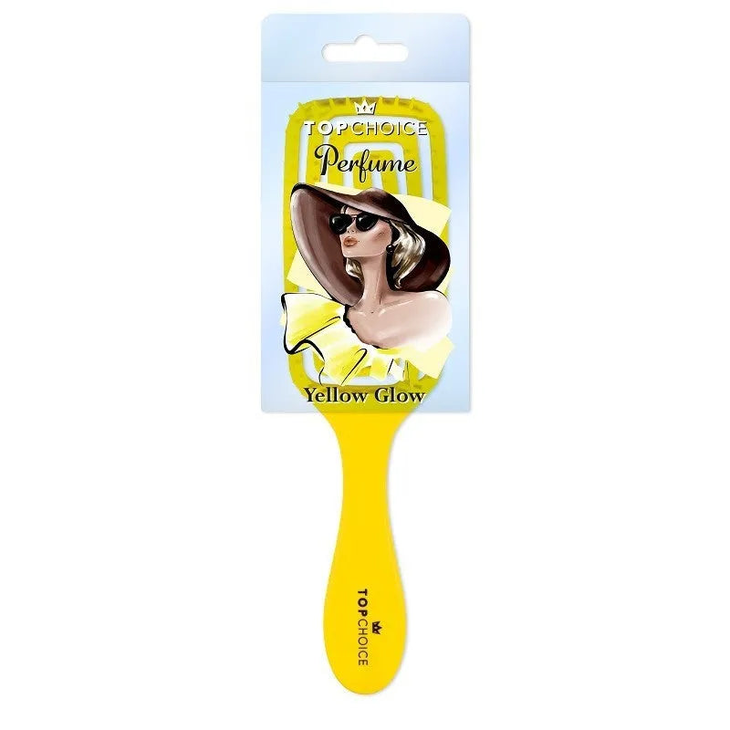 Top Choice Perfume Yellow Glow šukos - stačiakampis (64494) 1 vnt - Kosmetika