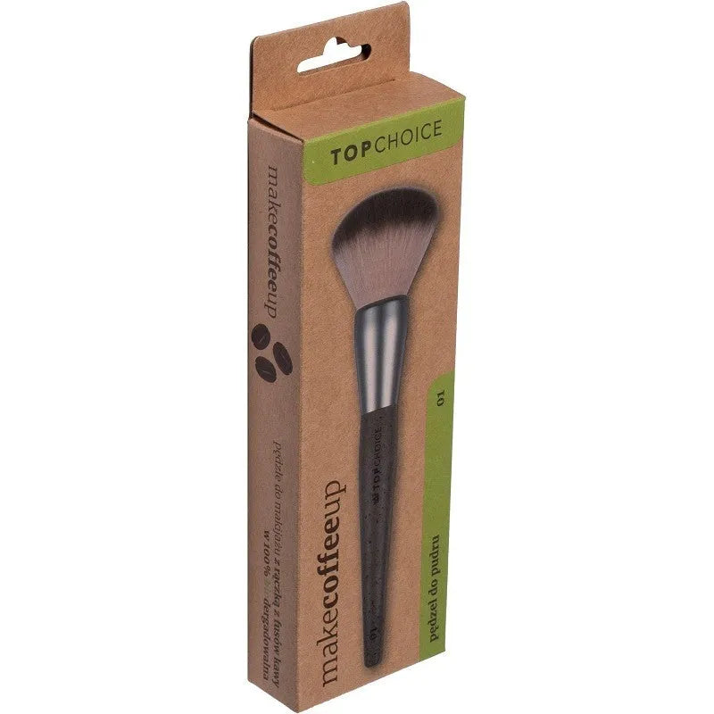 Top Choice Powder brush 01 ’MAKE COFFEE UP’ (39348) 1 vnt - Kosmetika