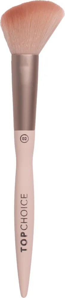 TOP CHOICE Professional Softness Brush No. 02 - skirta skaistalams bronzatoriui ir highlighter’iams (30031) 1 vnt.
