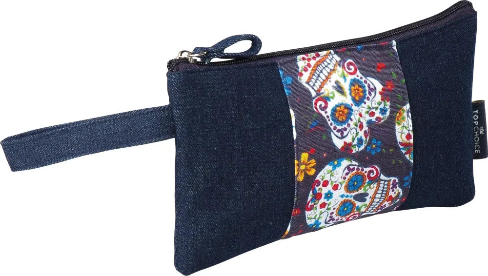 TOP CHOICE Skulls Cosmetic Bag - Kosmetika