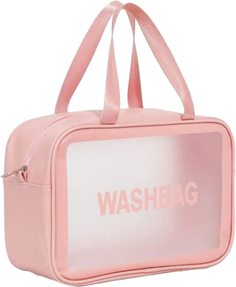 TOP CHOICE Transparent single-compartment cosmetic bag Washbag (99328) 1 vnt. - spalvų mišinys - Kosmetika