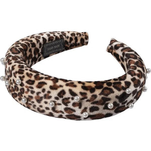 Top Choice Velvet hairband (25949) - spalvų mišinys 1 vnt - Kosmetika