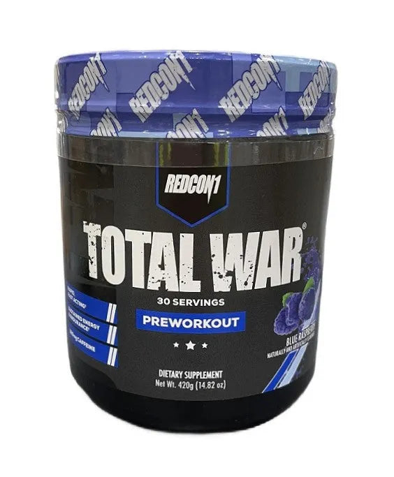 Total War - Preworkout Blue Raspberry - 420g - Redcon1 - Sporto papildai
